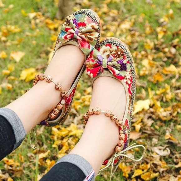 XIRUYI Canvas Ballet Flats size 38 - Picture 3 of 5